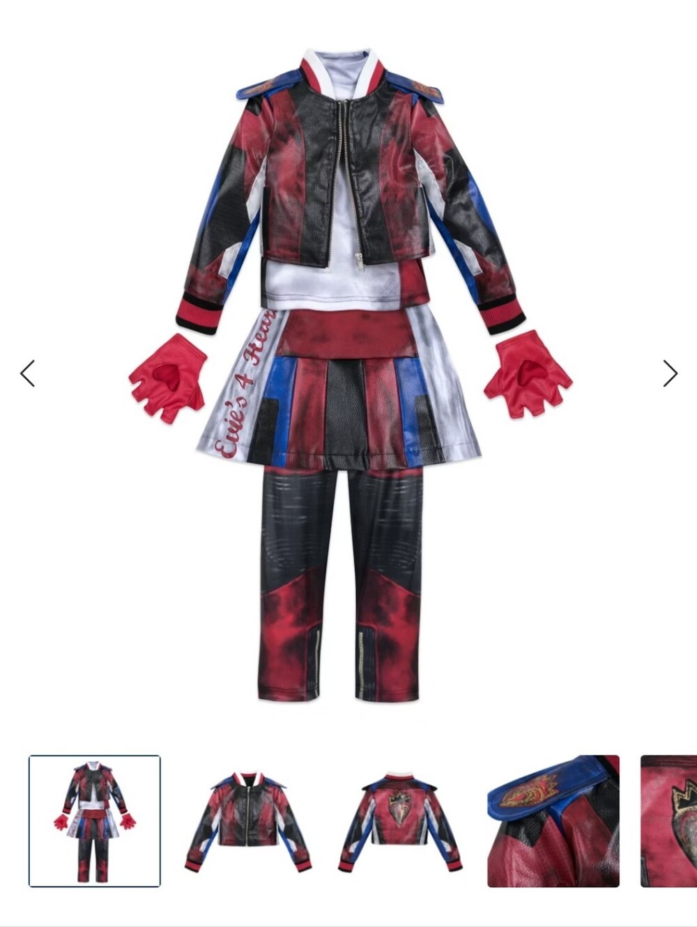 Disney Store Authentic Descendants 3 Evie Costume - Size 4